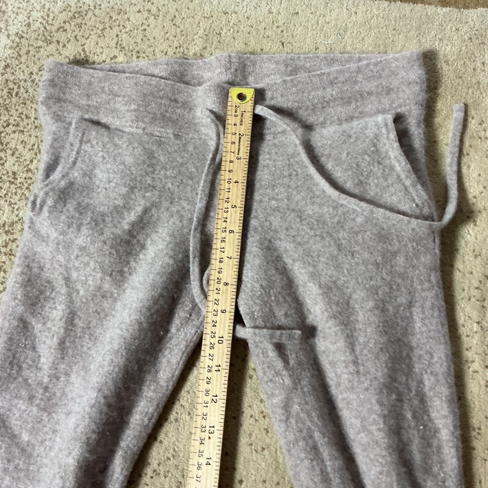 Van Winkle & Co Cashmere Knit Jogger Pants Womens Medium Mauve Tan Loungewear - Picture 3 of 8